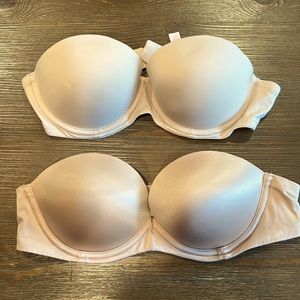 Strapless VS bra bundle